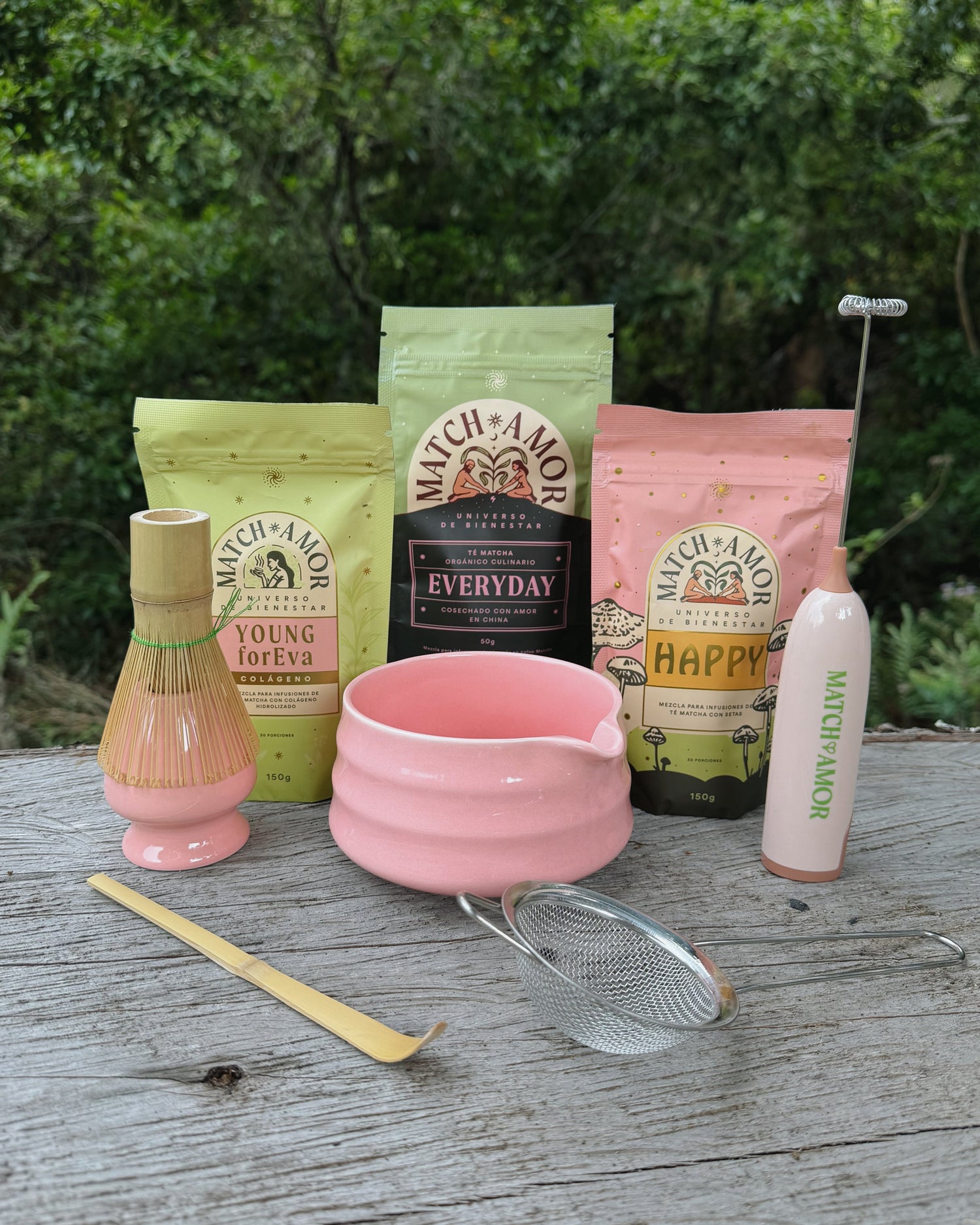 Colección Rituales con kits para preparar matcha en casa