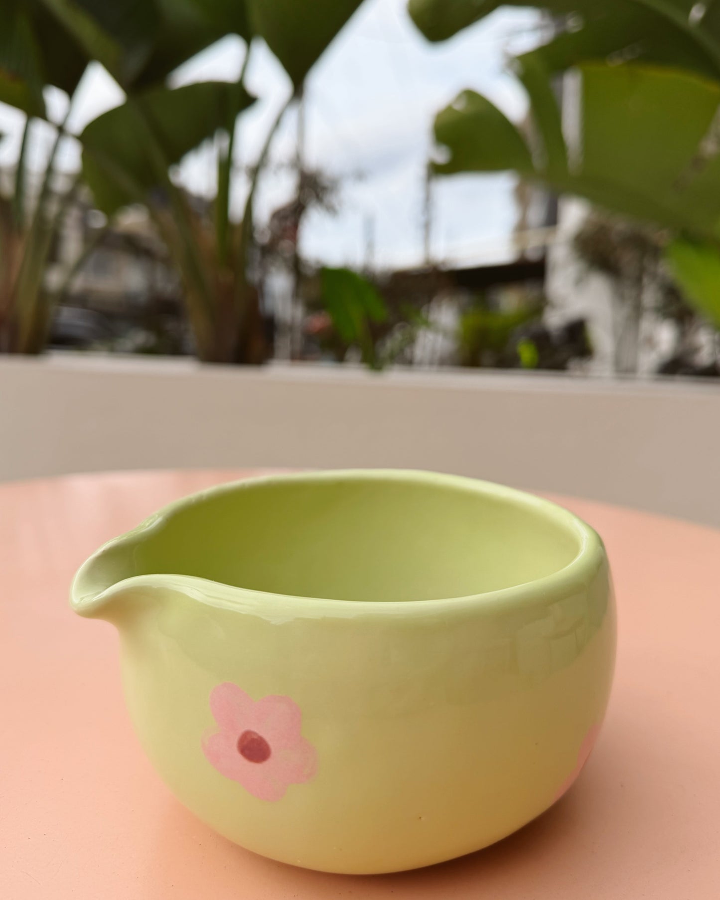 bowl para matcha flor