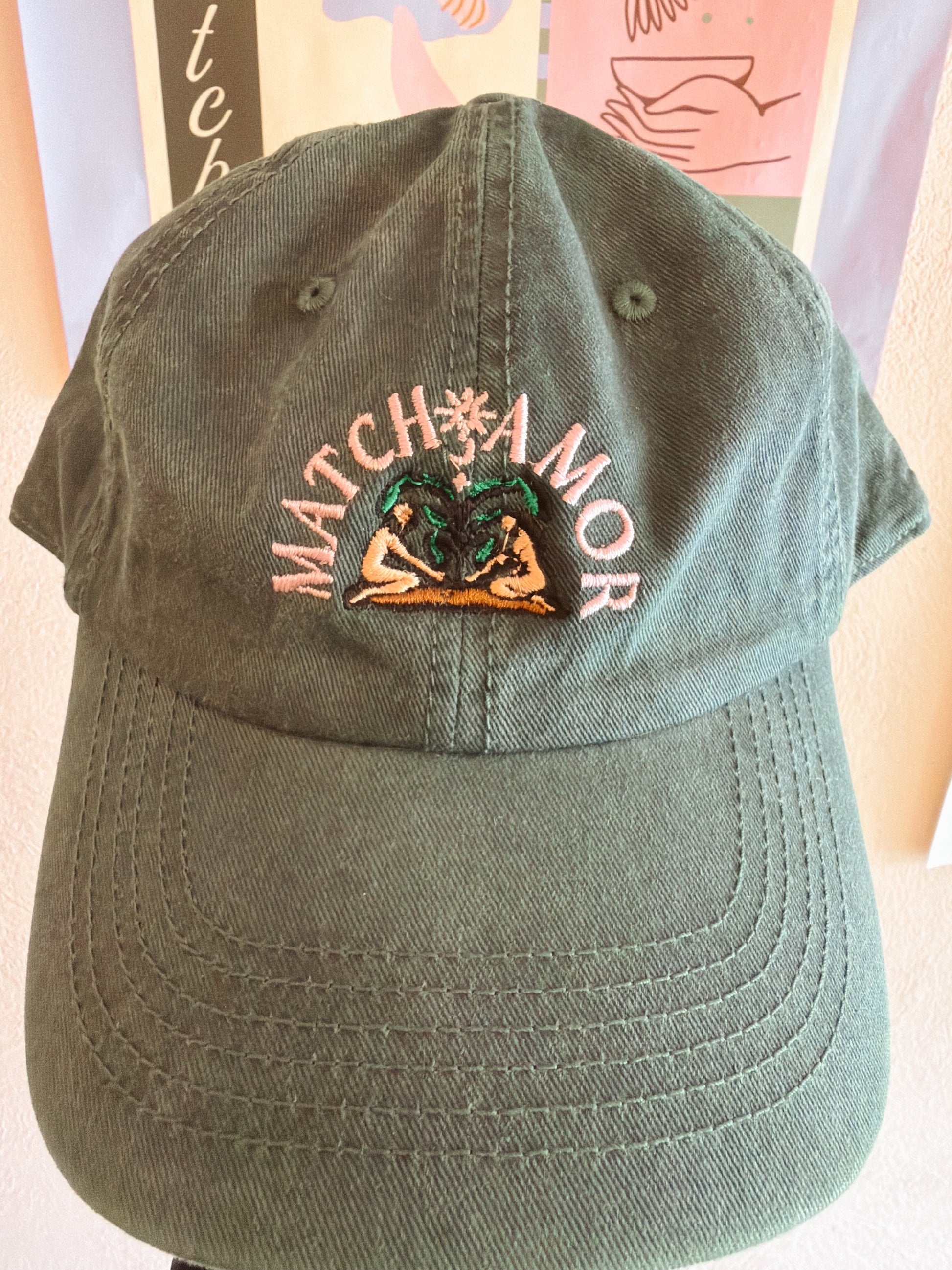 gorra matchamor verde